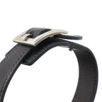Hermes Martine Shoulder Bag Flap Box Calf Leather Black Silver — view 5