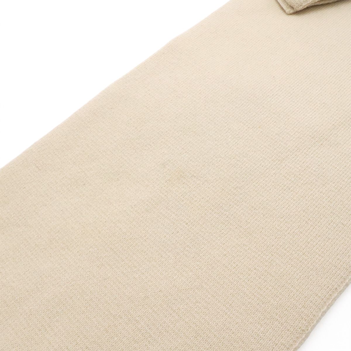 Louis Vuitton Scarf Zipper Pocket Cashmere Beige — view 6