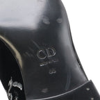 Dior Homme Slip on Flower Embroidery Velvet Black 44 Slipper — view 8
