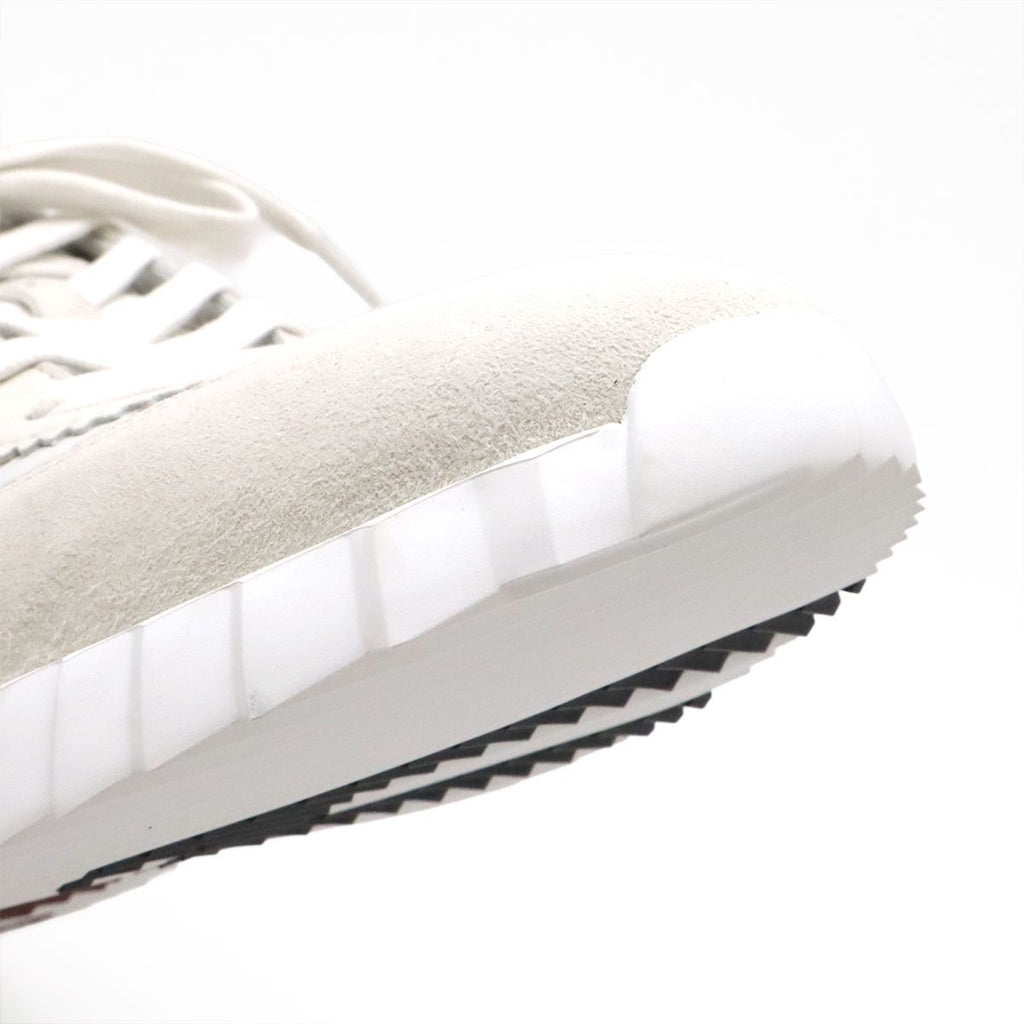 Hermes Bouncing Sneakers Logo Tartan Motif Leather White — view 6
