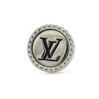Louis Vuitton Earrings LV Sparkle Stud Metal Rhinestone One Side Only Single