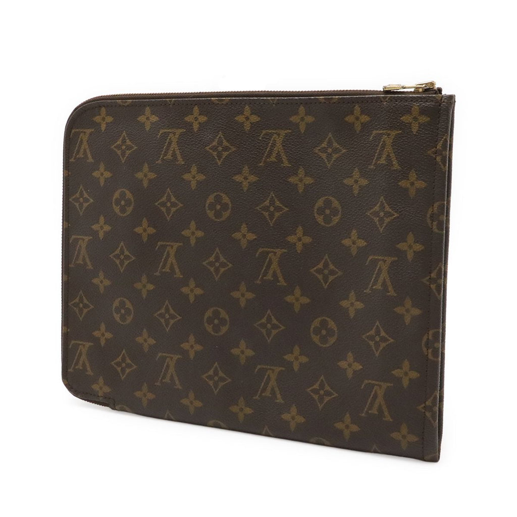 Louis Vuitton Monogram Poche Document Case Clutch Business — view 2