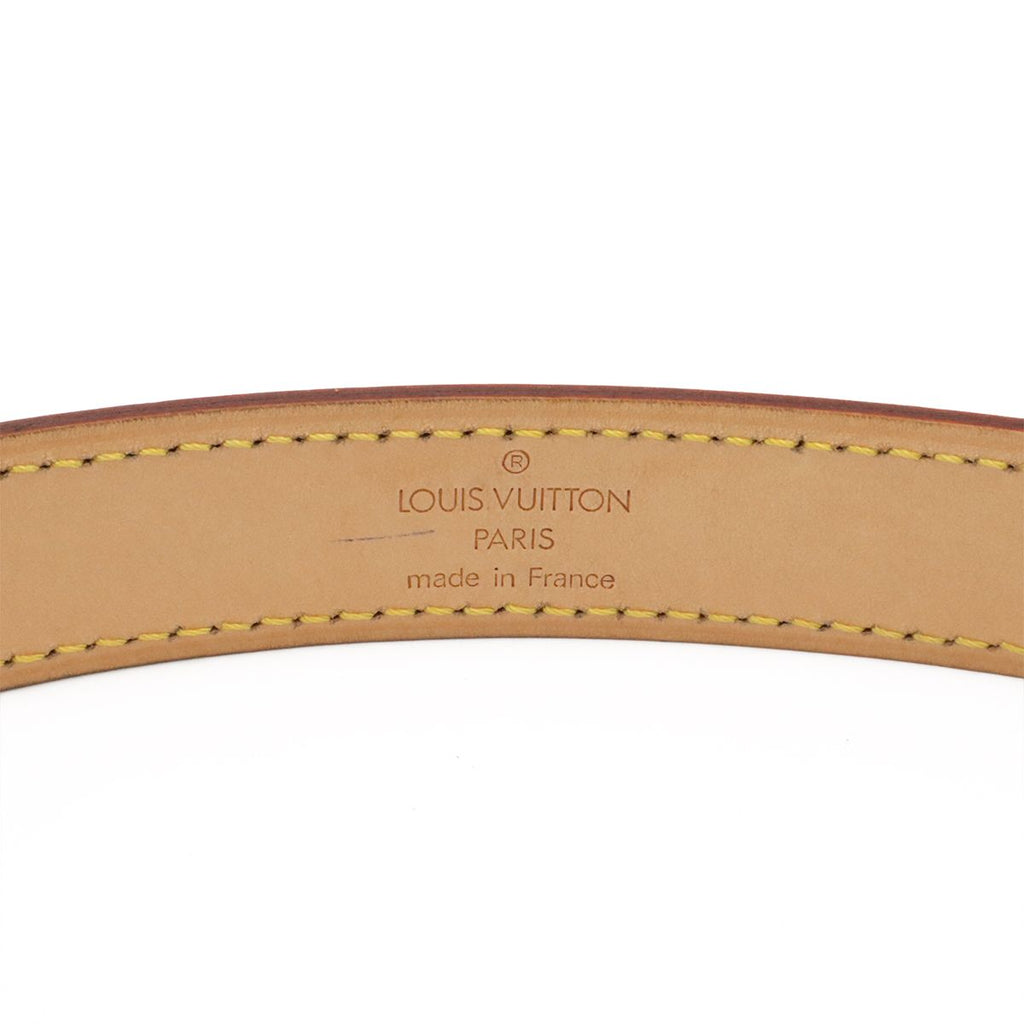 Louis Vuitton Monogram Denim Baggi Long Strap 126.5 Leather — view 6