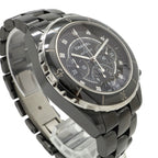 Chanel Chronograph Diamond Black Ceramic Dial Date Automatic Watch — view 5