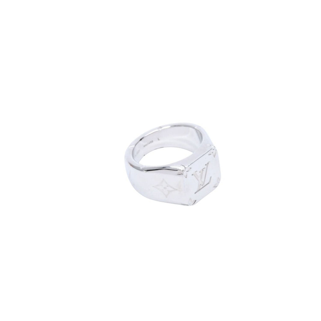 Louis Vuitton Silver Ring Signet — view 7