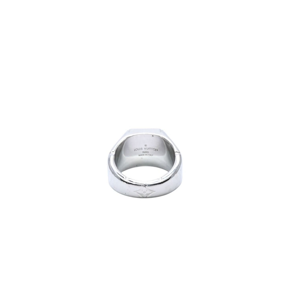 Louis Vuitton Silver Ring Signet — view 5