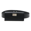 Chanel 2.55 Belt Bag 2-Way Clutch Leather Black Silver Chain Out of Stock 85