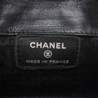Chanel 2.55 Belt Bag 2-Way Clutch Leather Black Silver Chain Out of Stock 85 — view 8