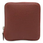 Hermes Silky Pop Eco Tote Foldable Buffalo Skipper Leather Silk Rouge Ash — view 3