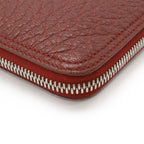 Hermes Silky Pop Eco Tote Foldable Buffalo Skipper Leather Silk Rouge Ash — view 6