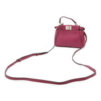 Fendi Micro Peekaboo Mini Bag 2-Way Crossbody Leather Rose Purple Silver — view 2