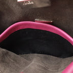 Fendi Micro Peekaboo Mini Bag 2-Way Crossbody Leather Rose Purple Silver — view 8