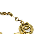 Chanel CC Logo Circle Chain Bracelet Vintage Gold Plated — view 4
