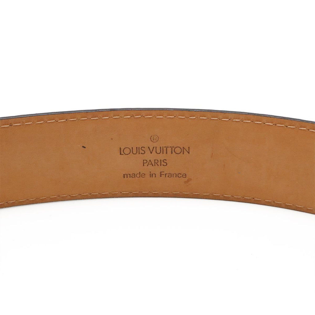 Louis Vuitton Monogram Ceinture Ellipse Belt Gold 80 — view 7