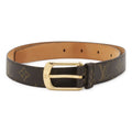 Louis Vuitton Monogram Ceinture Ellipse Belt Gold 80