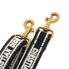 Dior Book Tote Phone Mini Bag 2-Way Canvas Houndstooth Black White — view 7