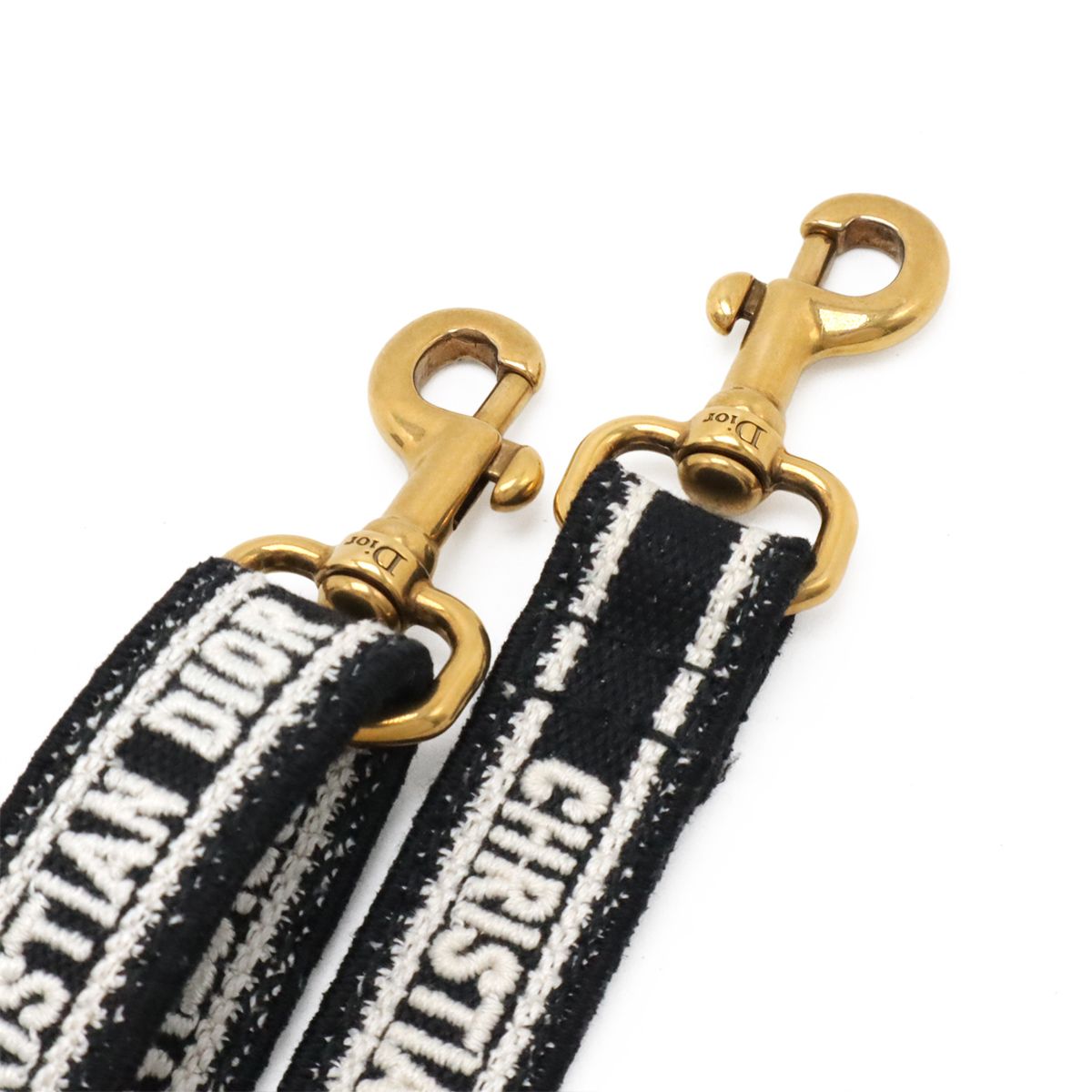 Dior Book Tote Phone Mini Bag 2-Way Canvas Houndstooth Black White — view 7