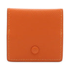 Hermes Mc2 Porto Monewat Coin Purse Square Veau Epsom Orange