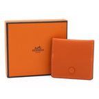 Hermes Mc2 Porto Monewat Coin Purse Square Veau Epsom Orange — view 6