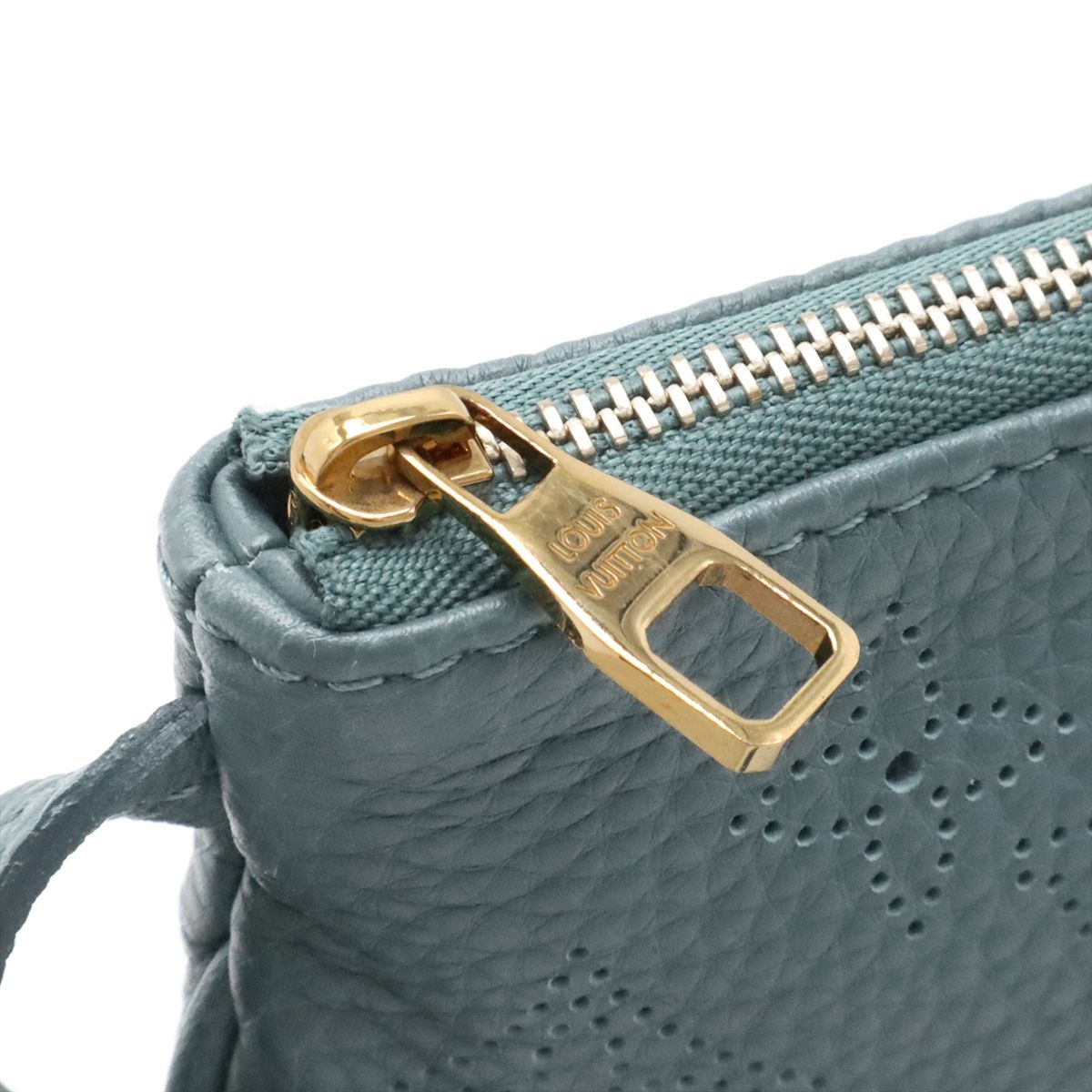 Louis Vuitton Monogram Mahina Serena Pouch Only Ragon Peacock Blue — view 4
