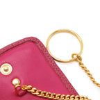 Chanel CC Logo Cigarette Case Tobacco Iqos Pouch Caviar Leather Fuchsia Pink — view 6