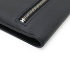 Hermes Dogon Rectoverso Long Bifold Wallet Veau Swift Black Silver — view 3