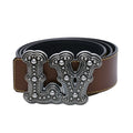 Louis Vuitton Belt LV Reversible Brown Metal Silver