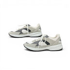 Celine Sneakers Mesh Suede Leather White Gray Logo — view 3