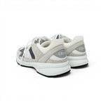Celine Sneakers Mesh Suede Leather White Gray Logo — view 4