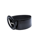 Saint Laurent YSL Buckle Belt Black Mrc 70 06 Silver — view 4