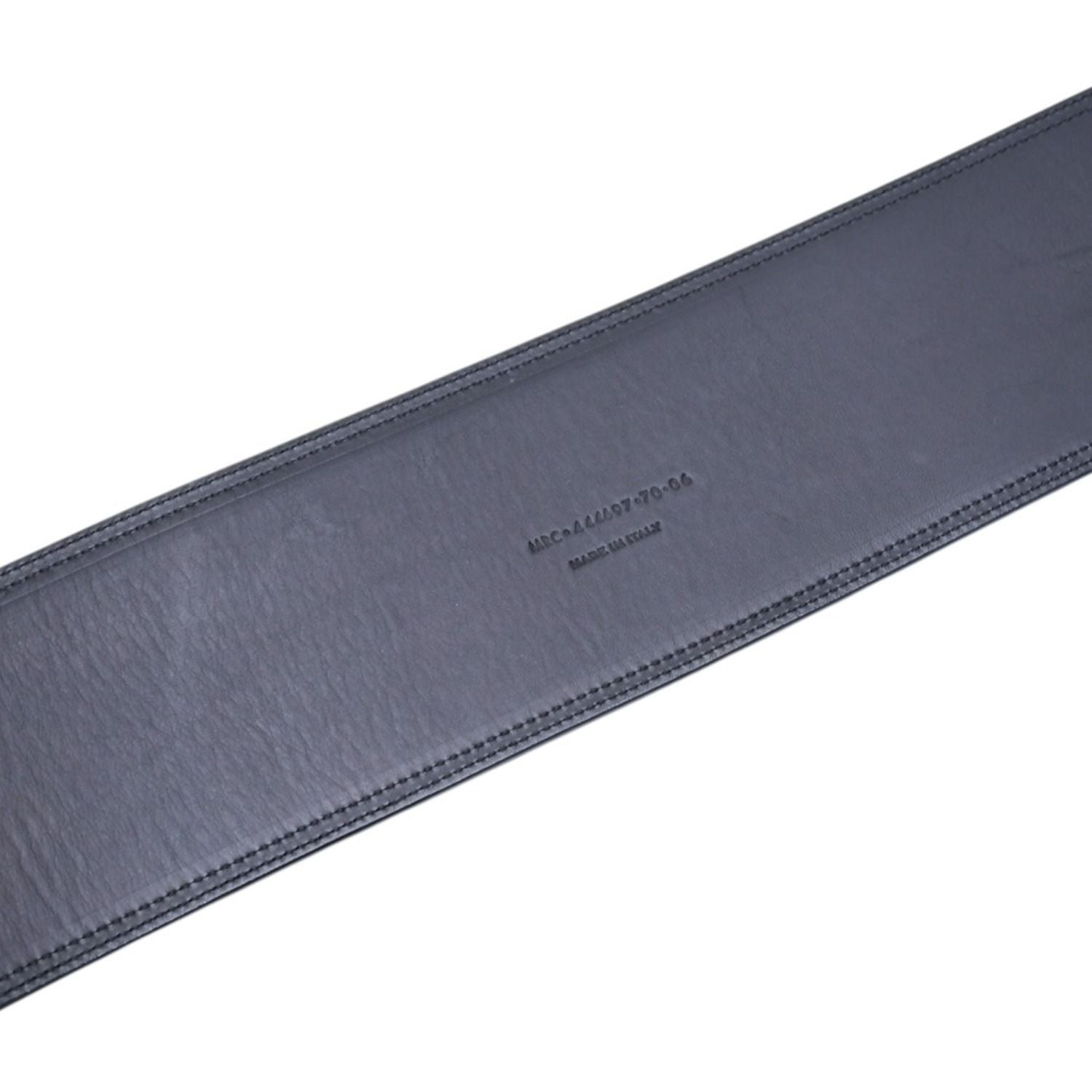 Saint Laurent YSL Buckle Belt Black Mrc 70 06 Silver — view 8