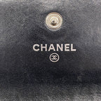 Chanel Wallet Boy Lambskin Black Silver — view 4