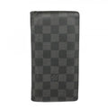 Louis Vuitton Wallet Damier Graphite Portefeuille Brazza Black