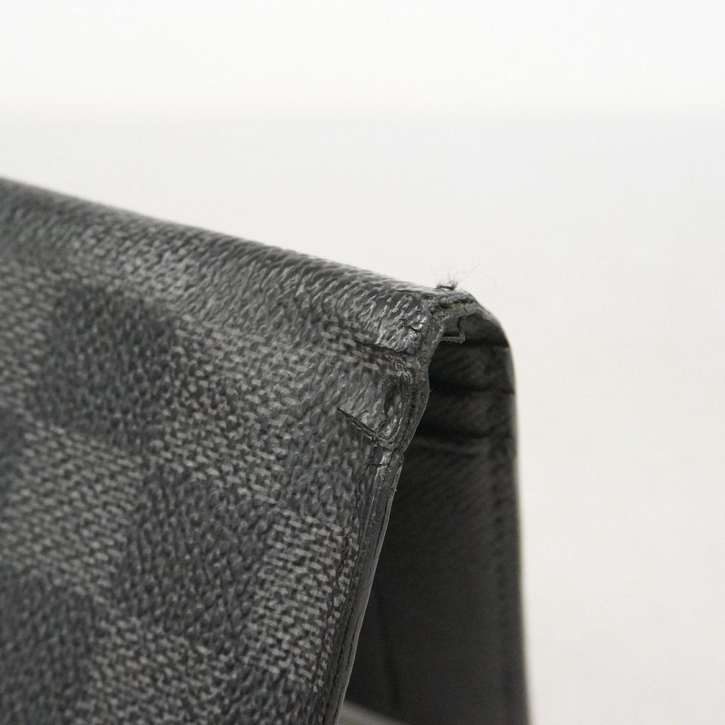 Louis Vuitton Wallet Damier Graphite Portefeuille Brazza Black — view 7