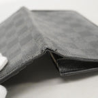 Louis Vuitton Wallet Damier Graphite Portefeuille Brazza Black — view 6