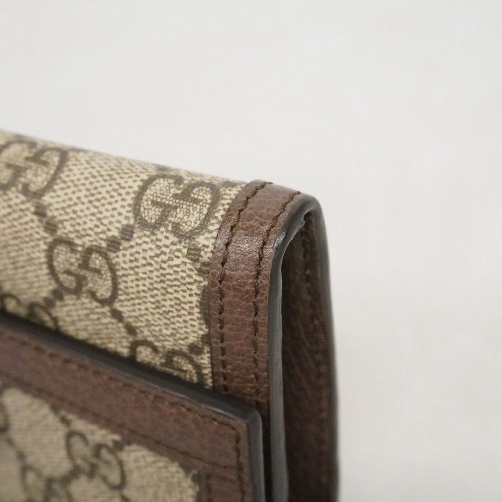 Gucci Wallet Ophidia Beige Brown Gold — view 6