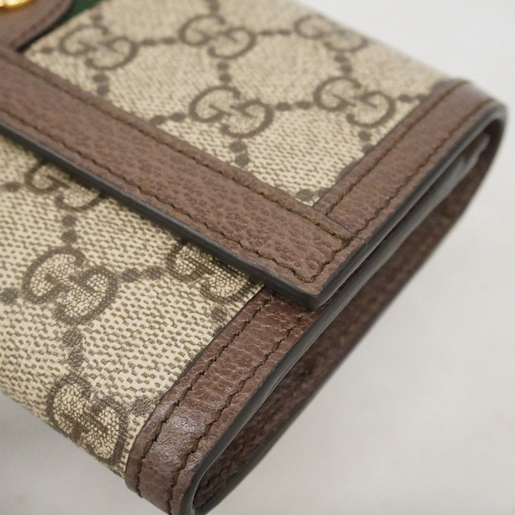 Gucci Wallet Ophidia Beige Brown Gold — view 7