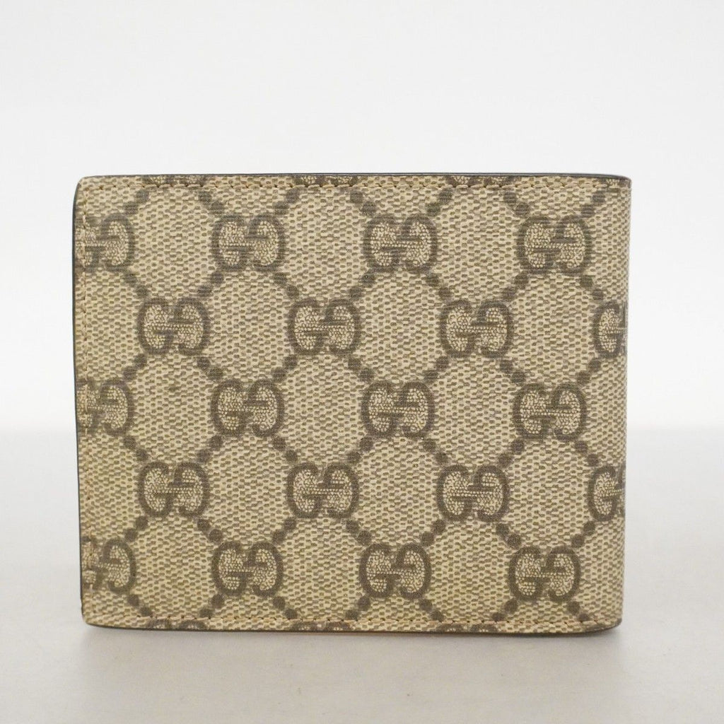 Gucci Wallet GG Supreme Neo Vintage Beige Brown Gold — view 9