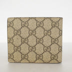 Gucci Wallet GG Supreme Neo Vintage Beige Brown Gold — view 9
