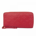 Louis Vuitton Wallet Monogram Empreinte Zippy Scarlet