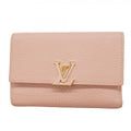 Louis Vuitton Trifold Wallet Taurillon Portefeuille Capucines Compact Rose