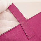 Hermes Wallet Bearn Souffle Veau Epsom Rosepurple Silver — view 9
