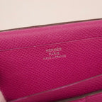 Hermes Wallet Bearn Souffle Veau Epsom Rosepurple Silver — view 4