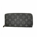 Louis Vuitton Wallet Monogram Eclipse Zippy Horizontal Black
