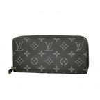 Louis Vuitton Wallet Monogram Eclipse Zippy Horizontal Black