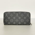 Louis Vuitton Wallet Monogram Eclipse Zippy Horizontal Black — view 5