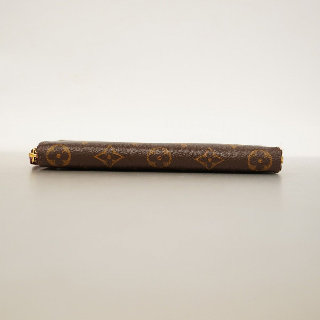 Louis Vuitton Wallet Monogram Portefeuille Clemence Fuchsia — view 3