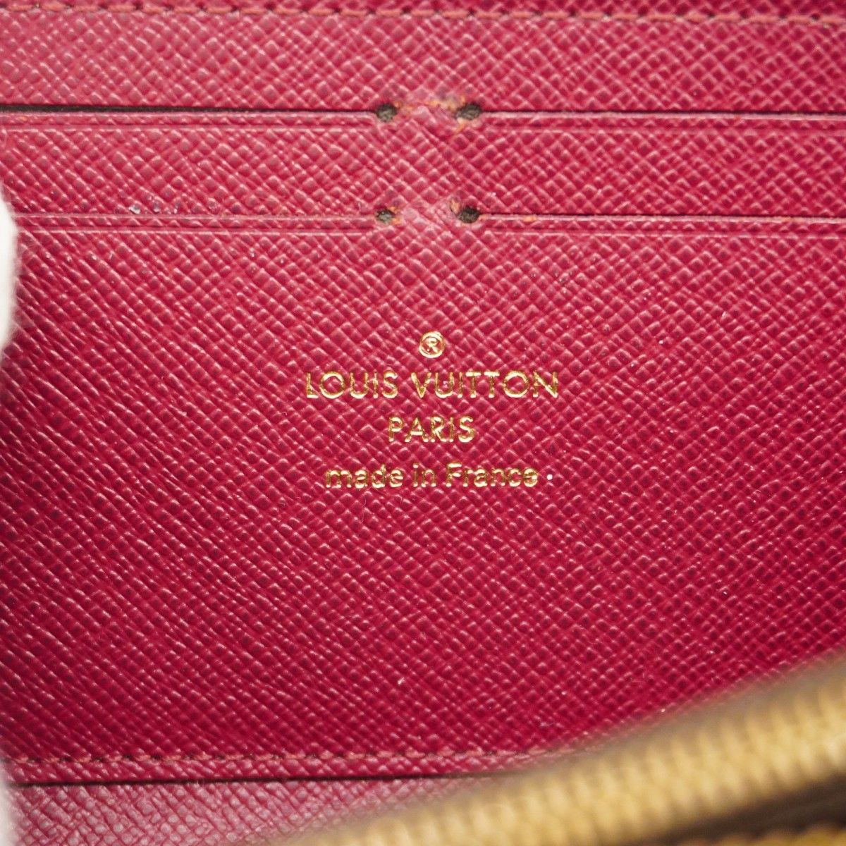 Louis Vuitton Wallet Monogram Portefeuille Clemence Fuchsia — view 5