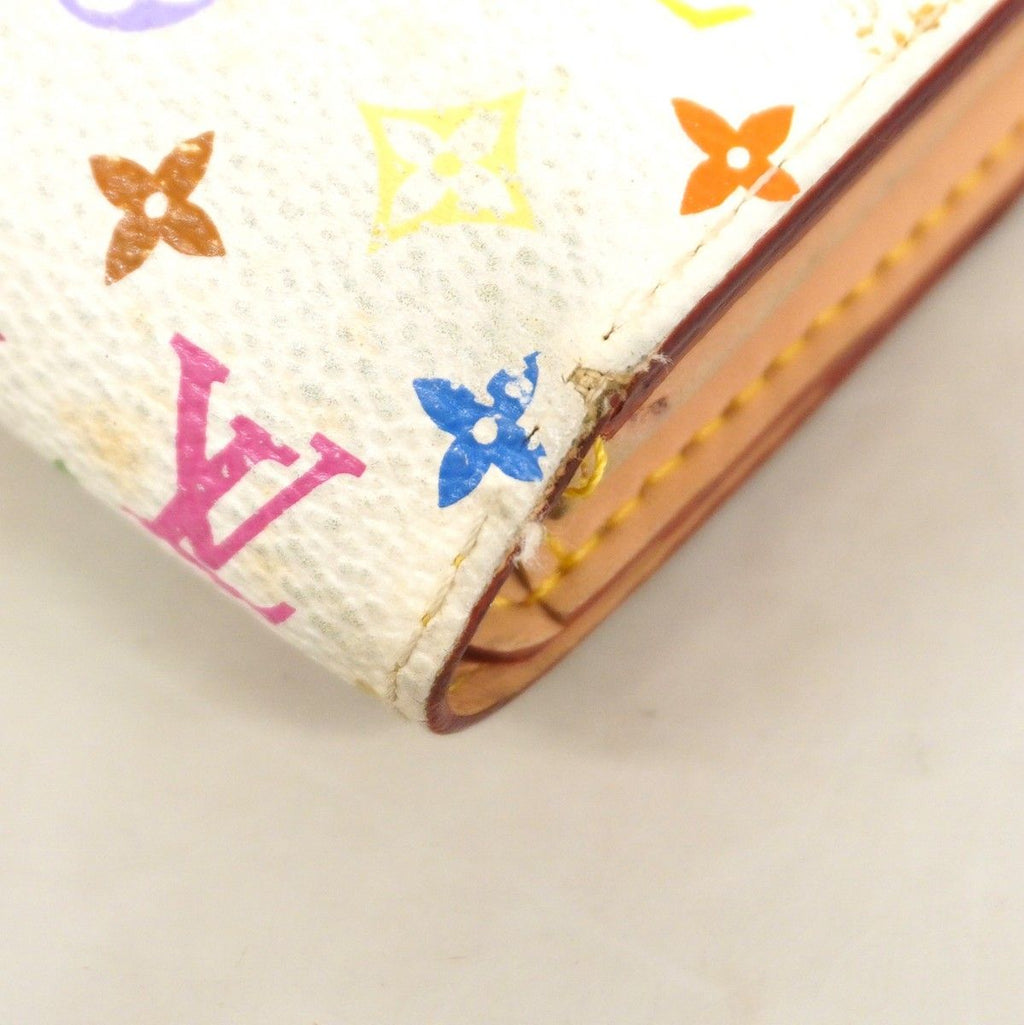 Louis Vuitton Wallet Monogram Multicolor Portefeuille Sarah Blanc — view 5