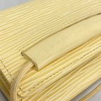 Louis Vuitton Trifold Wallet Epi Porte-Monnaie Elastic Vanilla — view 7
